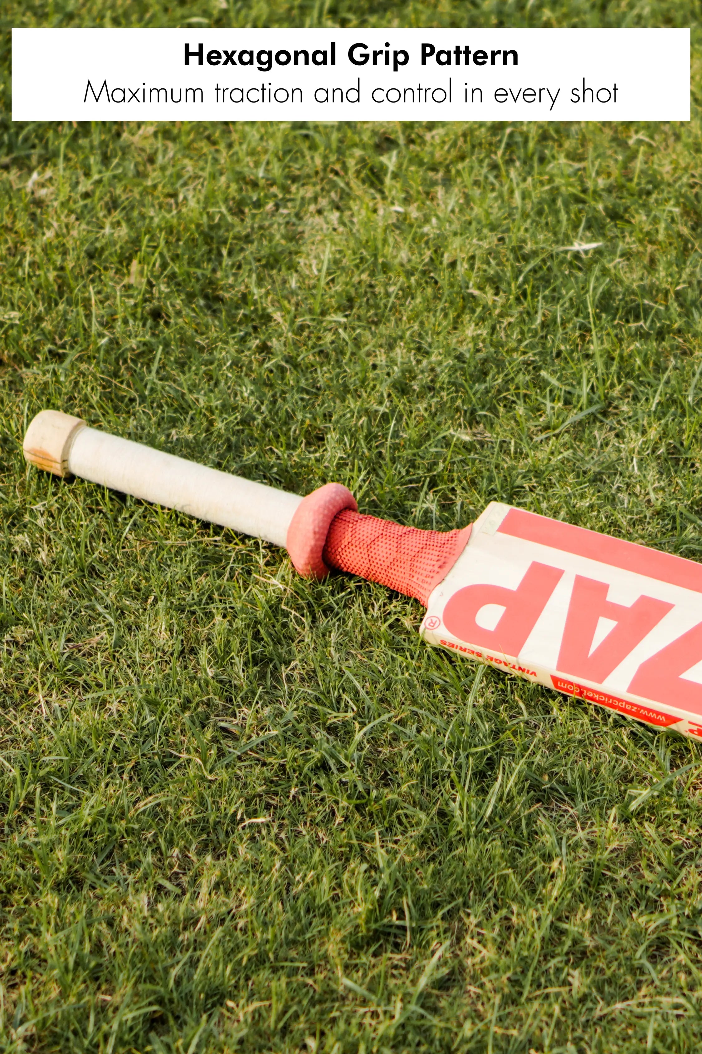 ZAP Snakeskin Hexa Cricket Bat Grip