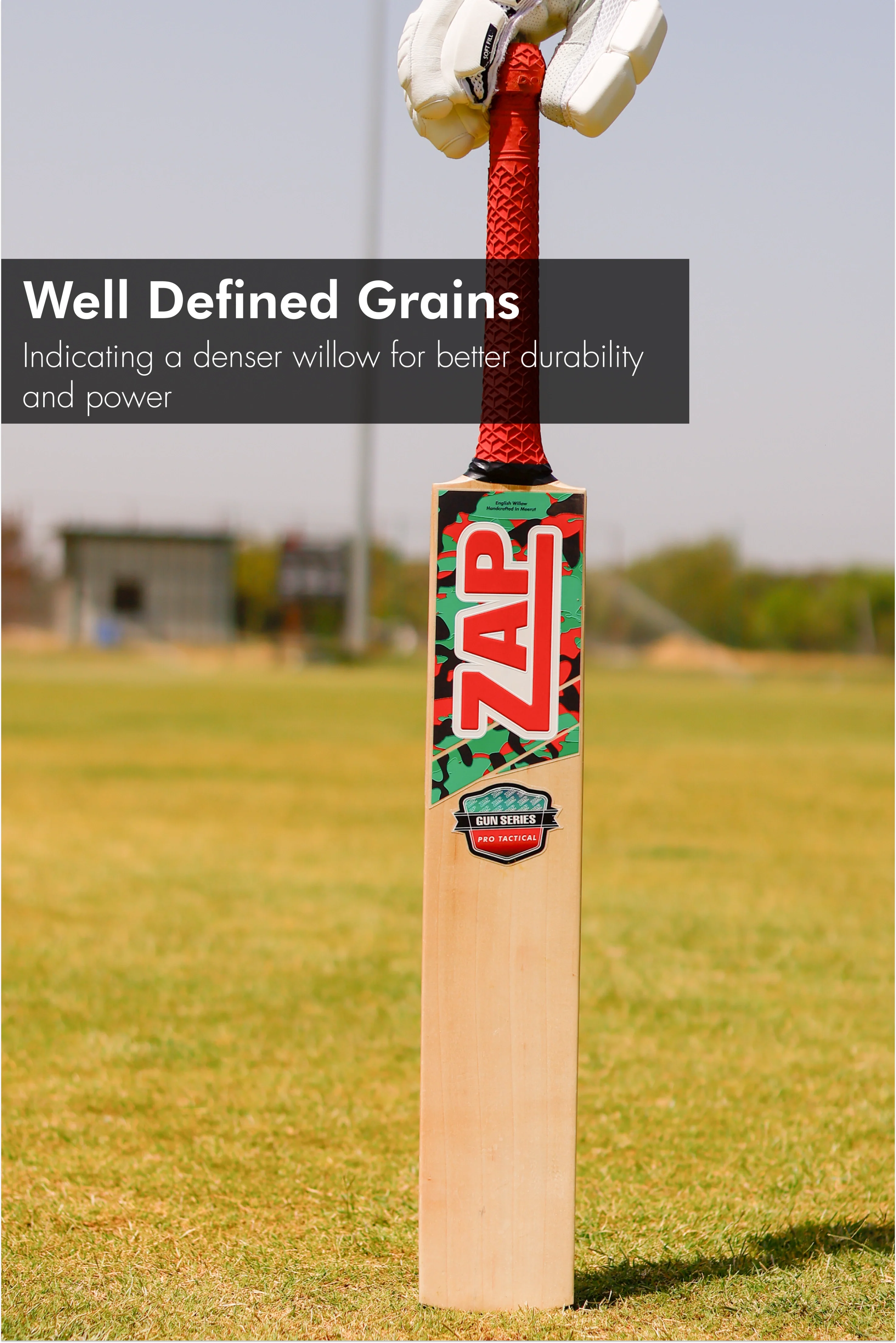 ZAP Gun Pro Tactical English Willow Cricket Bat